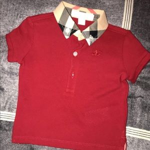 Infant Burberry Collar Shirt